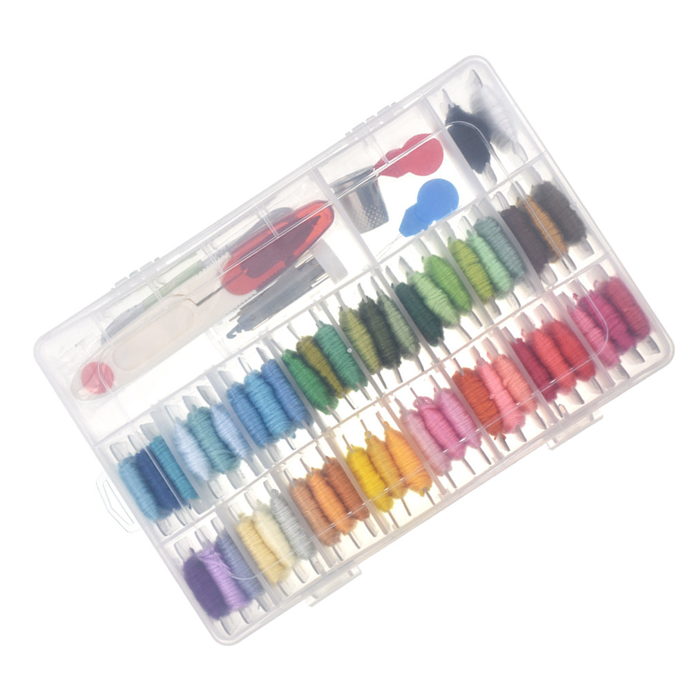 Embroidery Stitch - 50 Assorted Embroidery Kit Supplies Beginner