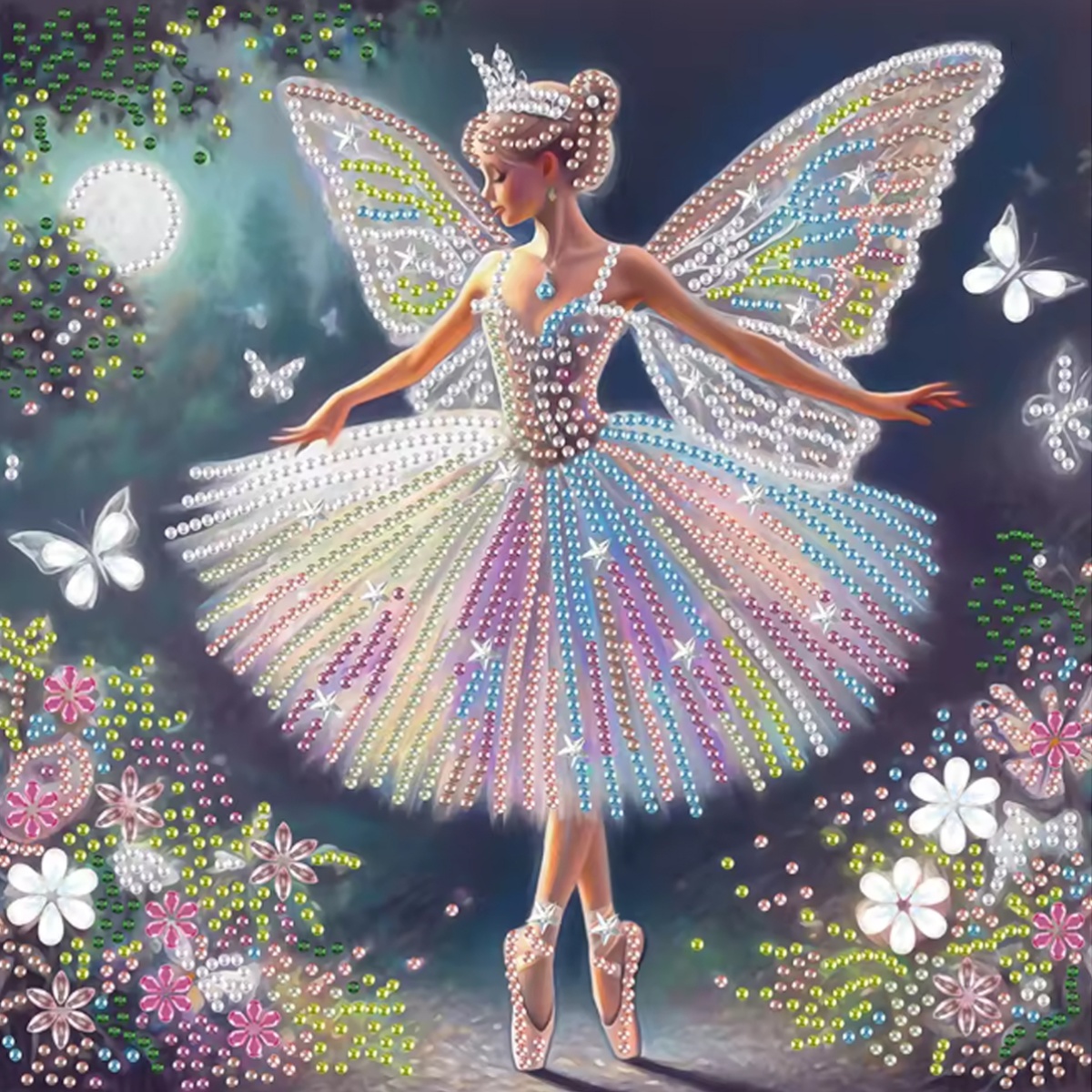 Embroidery Free Pattern - Butterfly Fairy Pattern Series Special Shape