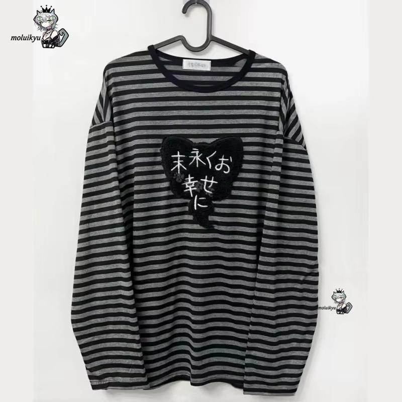 Embroidery A - Y2K American Punk Vintage O Neck