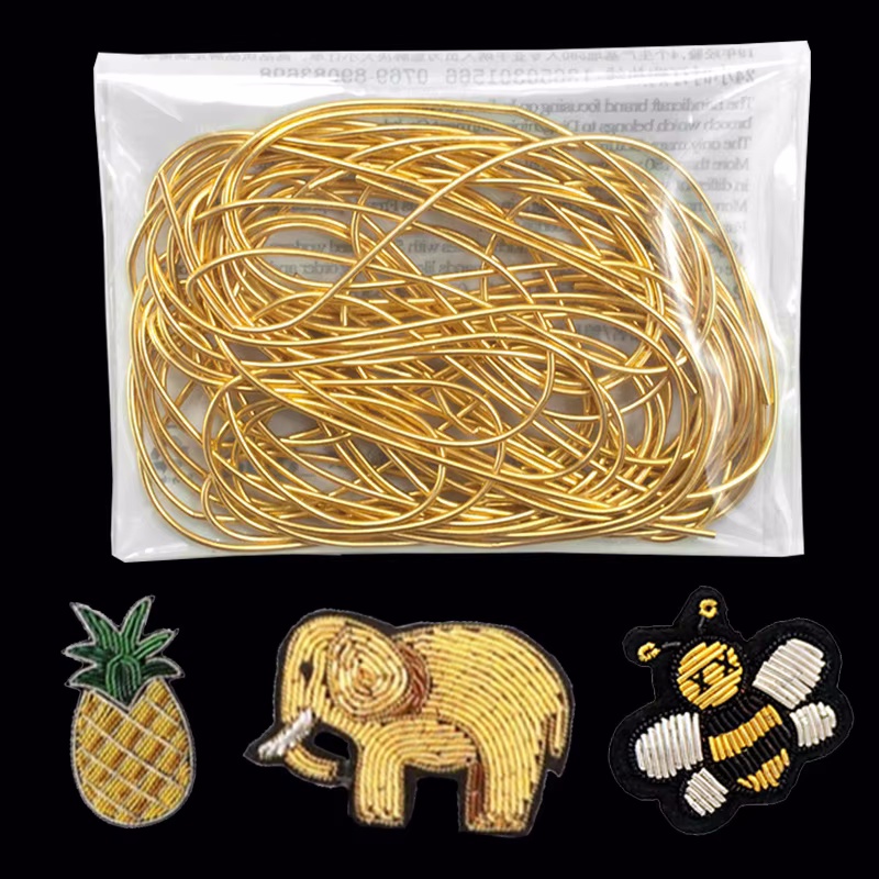 Embroidery Handicraft - 2.6M 1-1.5mm Bullion Wire French Coil