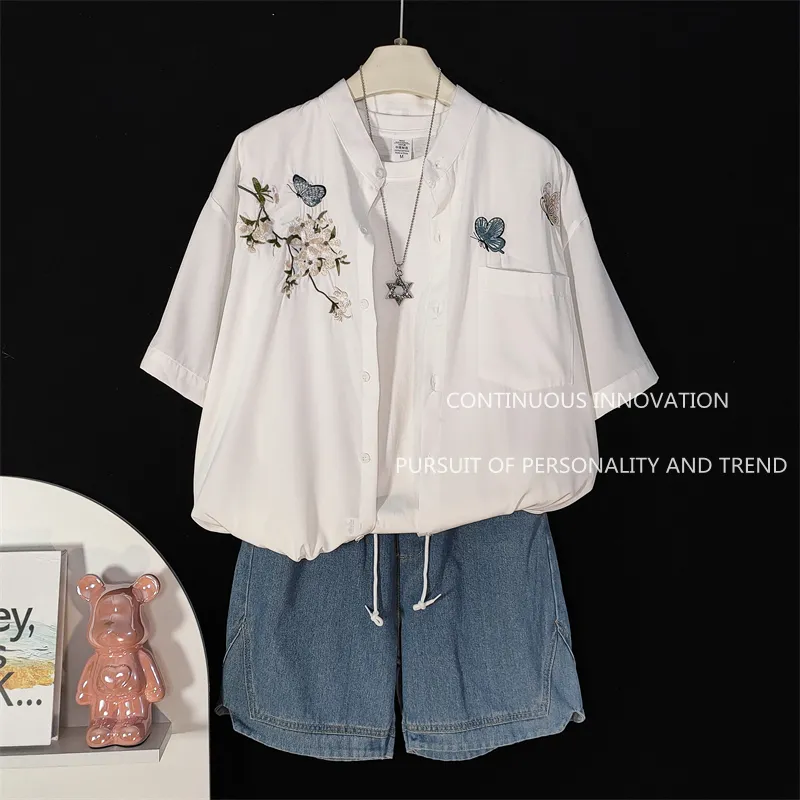 Embroidery Set - Men's 3 Piece Set Chinese Style