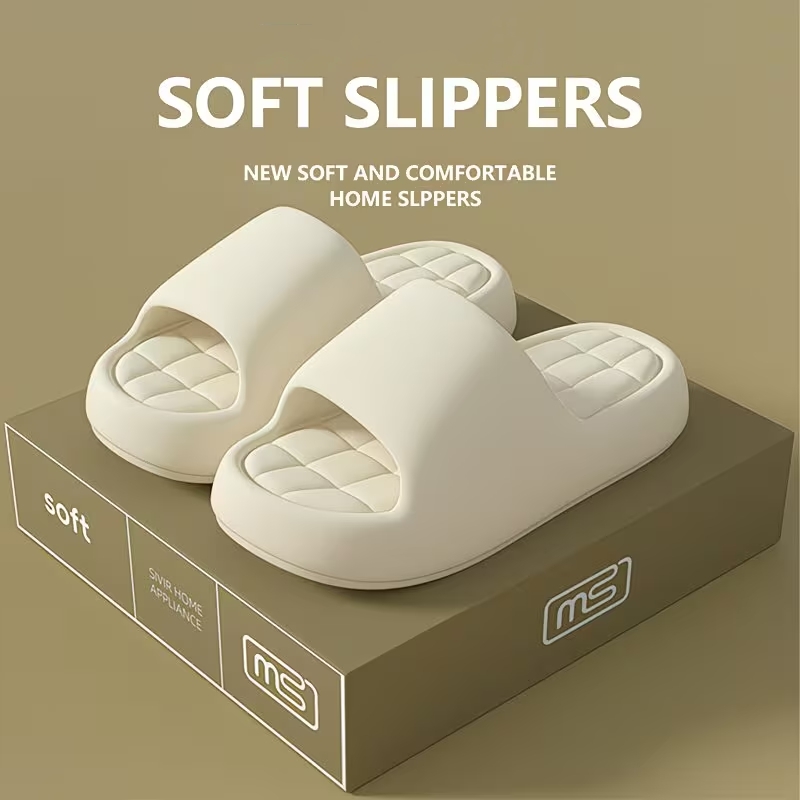 Embroidery Flat Shoes - Fashion Women's Slippers Indoor Thick Soft
