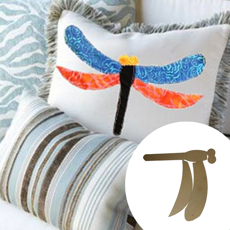 Embroidery Free Pattern - Dragonfly Quilting Template Transparent Sewing Pattern
