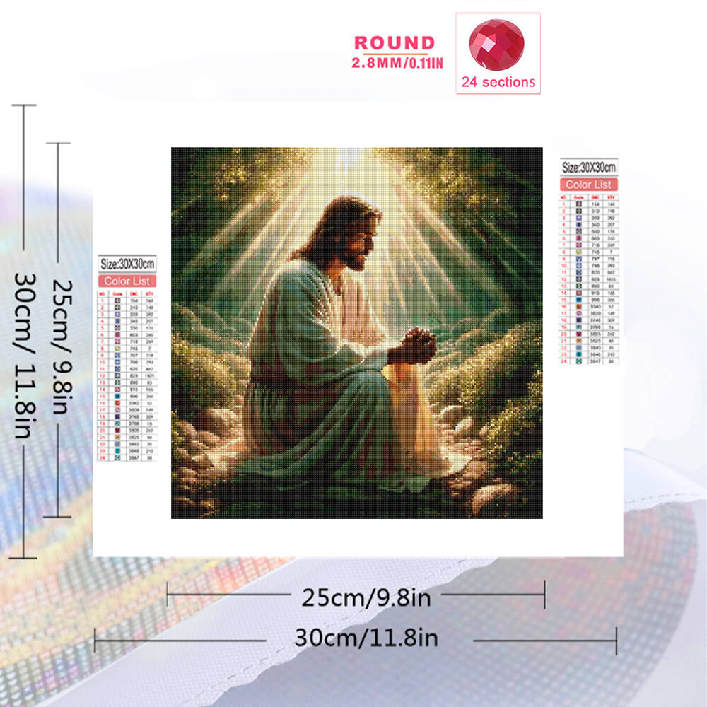 Momoart Religion Diamond Paint - Embroidery Jesus 评论和价格
