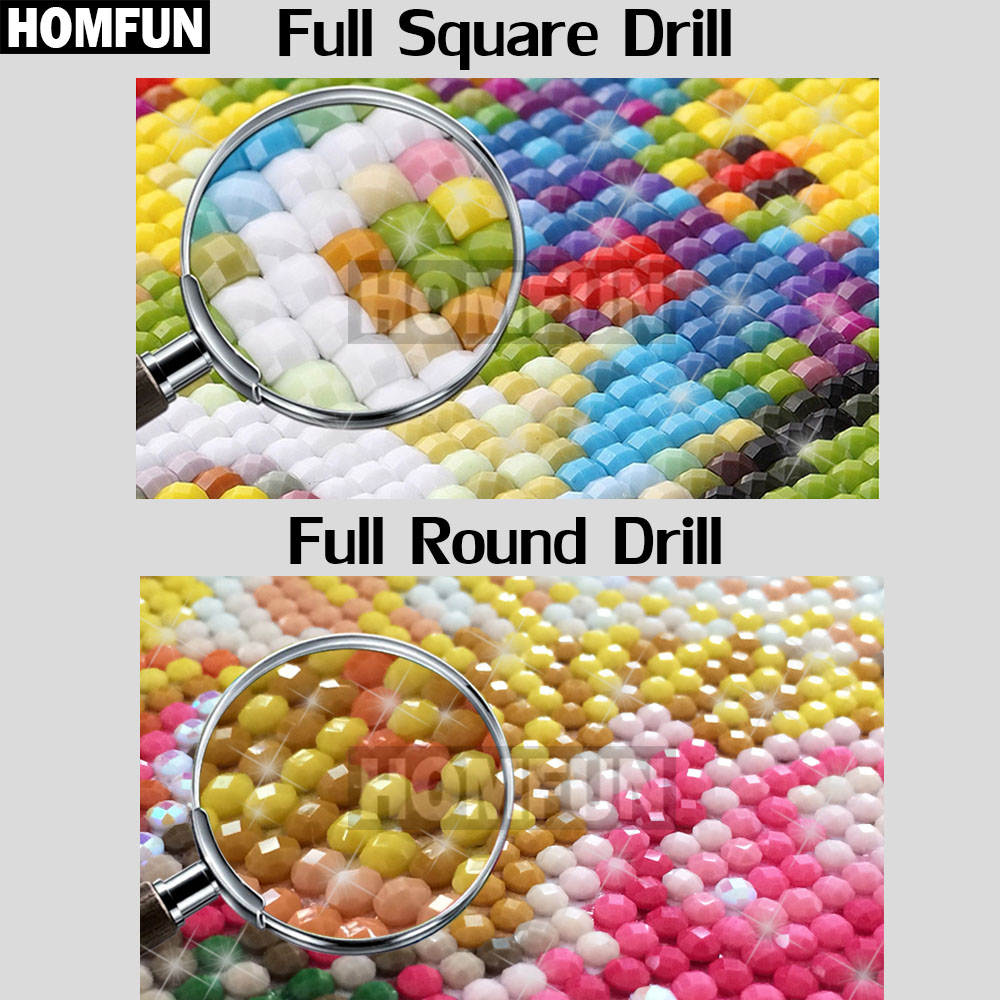 HOMFUN Full Square/Round Drill - Embroidery Jesus 评论和价格