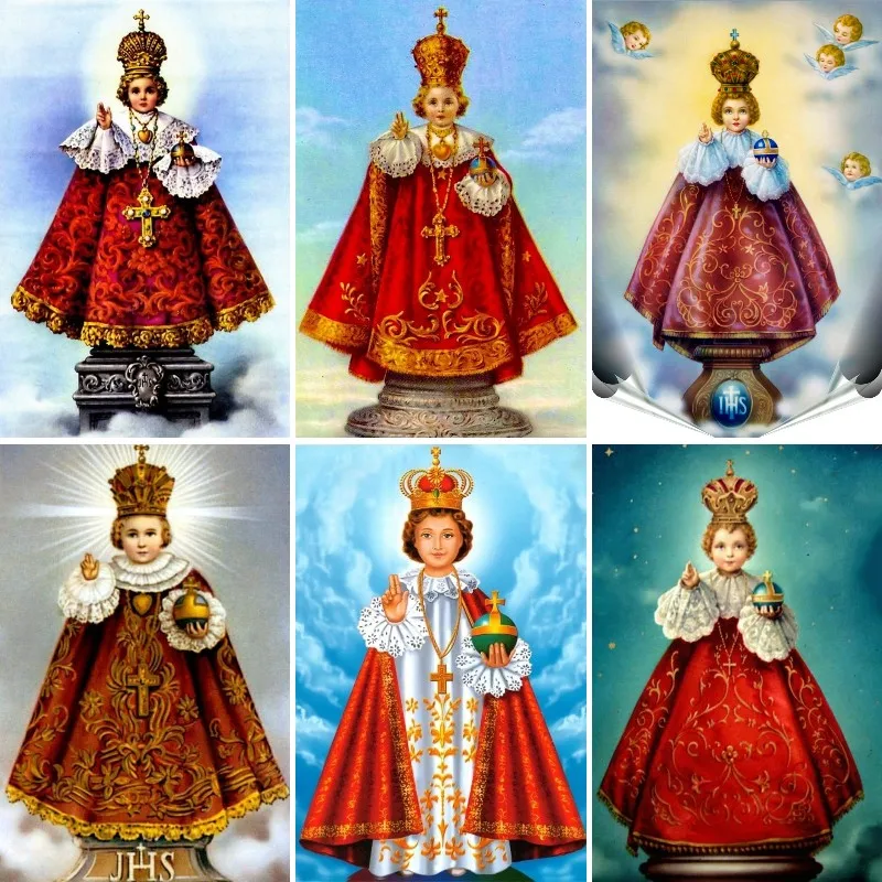 Infant Jesus of Prague Diamond - Embroidery Jesus 评论和价格
