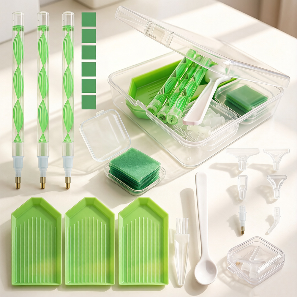 DIY Diamond Painting Tool Kit  - Embroidery Service 评论和价格