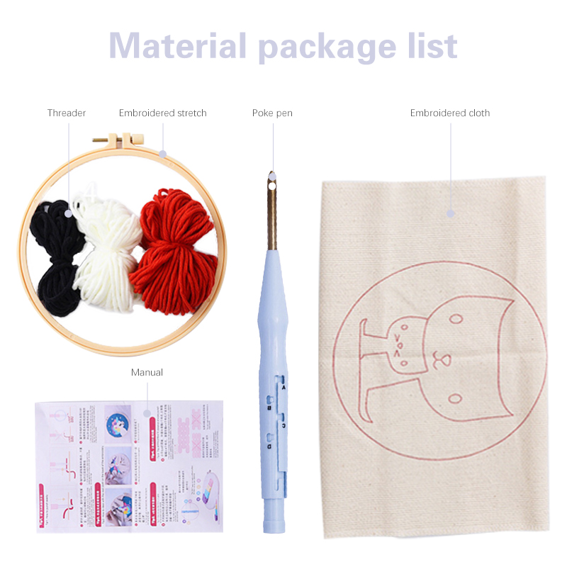 Punch Needle Embroidery Kit St - Embroidery Xmas Kits 评论和价格