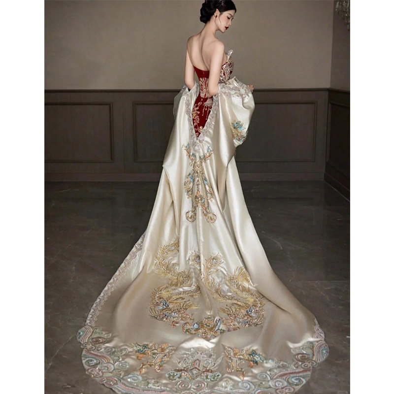 Xiuhe Clothing 2026 New Tube T - Embroidery In Indonesia 评论和价格