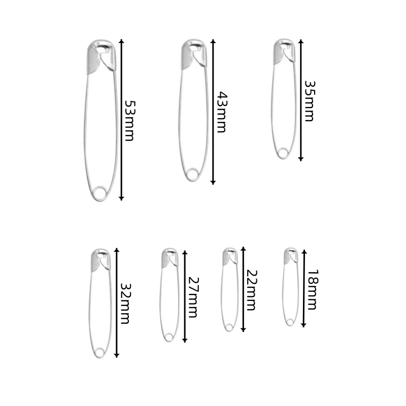 100Pcs/lot Stainless Steel Saf - Embroidery House 评论和价格
