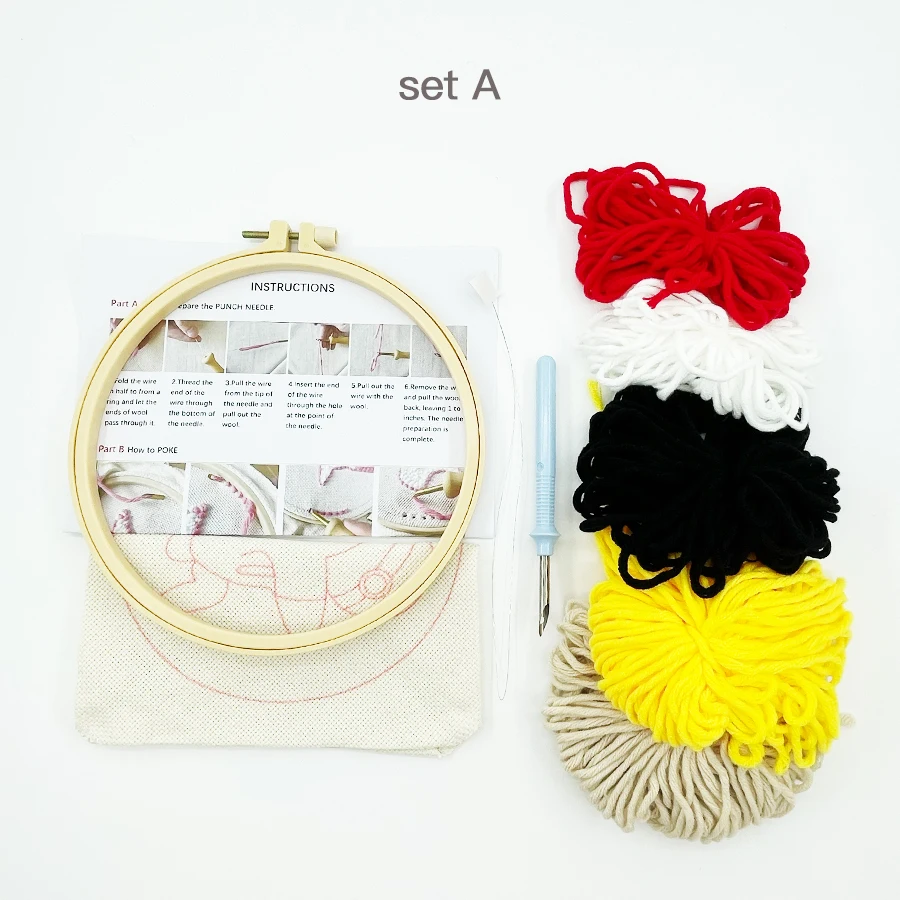 Xmas Punch Needle Embroidery K - Embroidery Xmas Kits 评论和价格