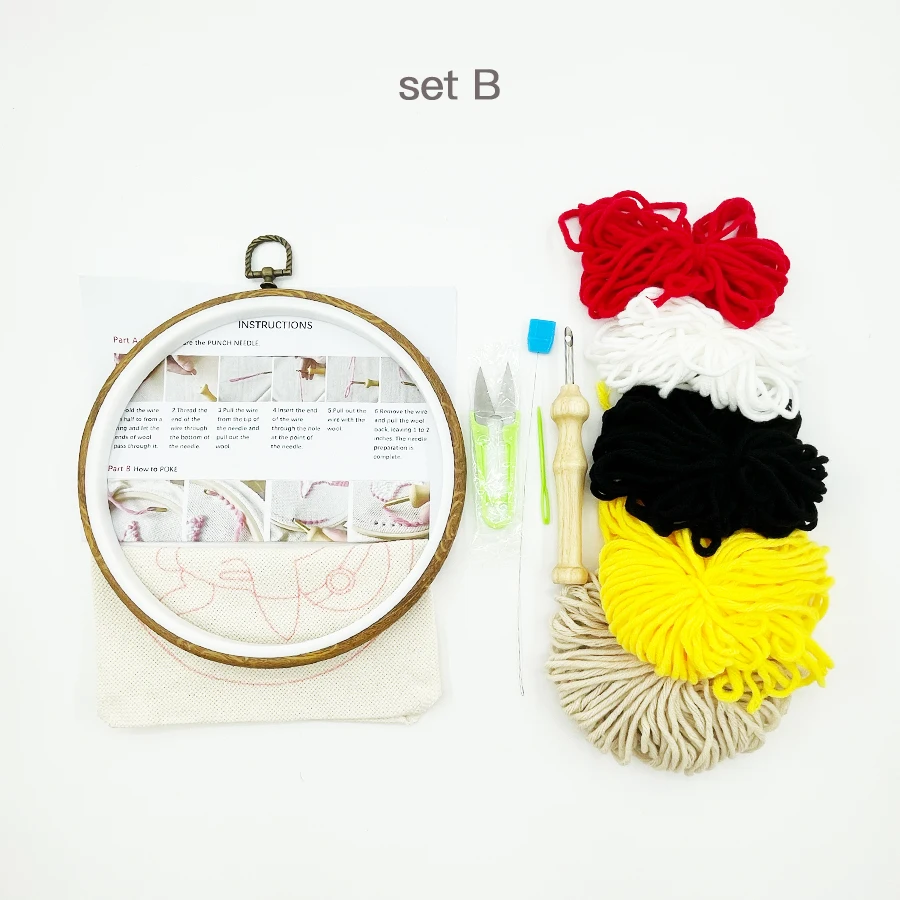 Xmas Punch Needle Embroidery K - Embroidery Xmas Kits 评论和价格