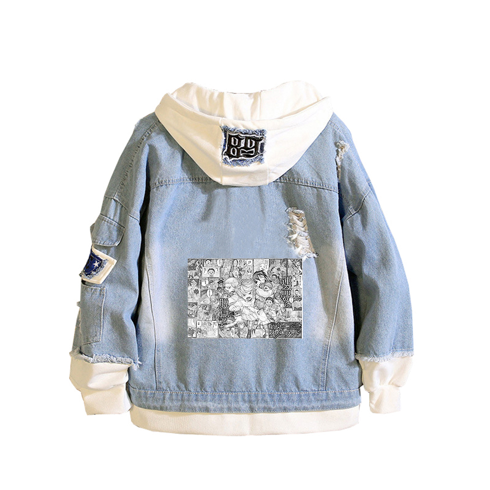 The Promised Neverland Anime J - Embroidery Jacket Jeans 评论和价格