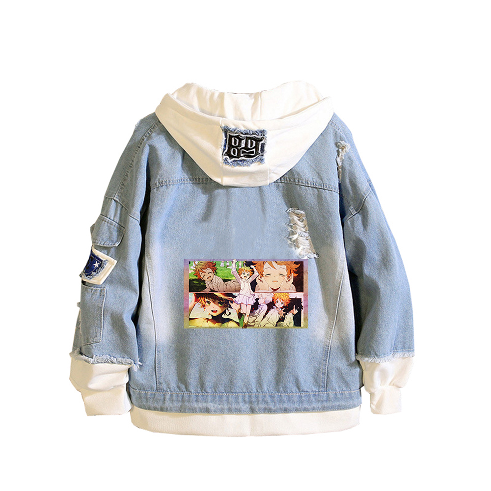 The Promised Neverland Anime J - Embroidery Jacket Jeans 评论和价格