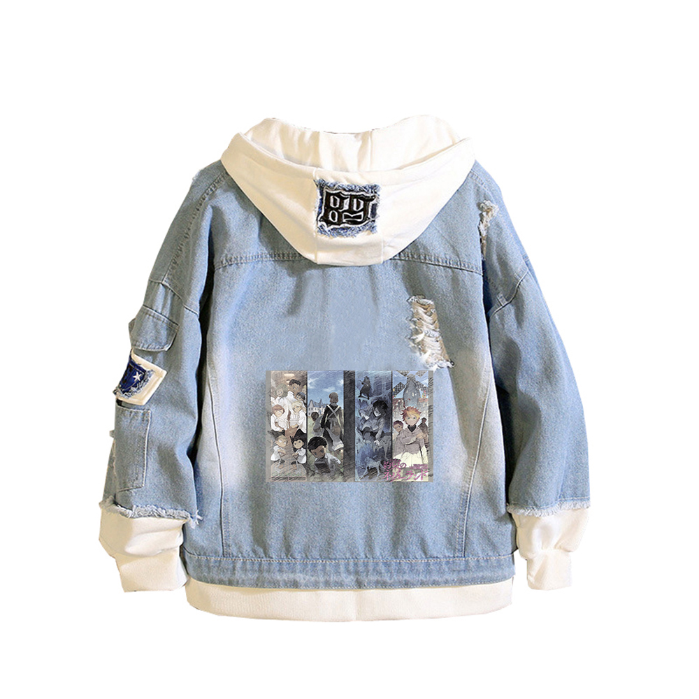 The Promised Neverland Anime J - Embroidery Jacket Jeans 评论和价格