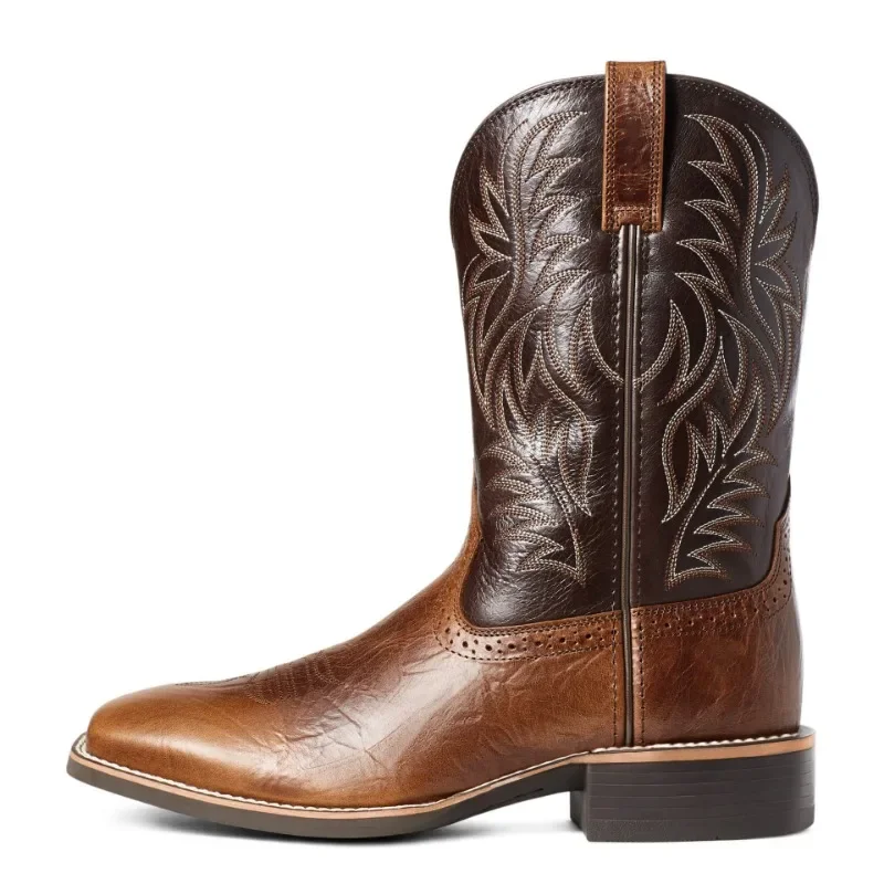 Men High Boots Embroidery Retr - Embroidery Stitch 评论和价格