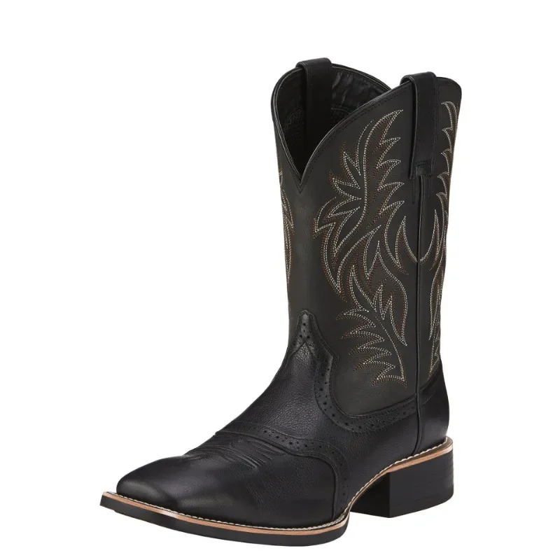 Men High Boots Embroidery Retr - Embroidery Stitch 评论和价格