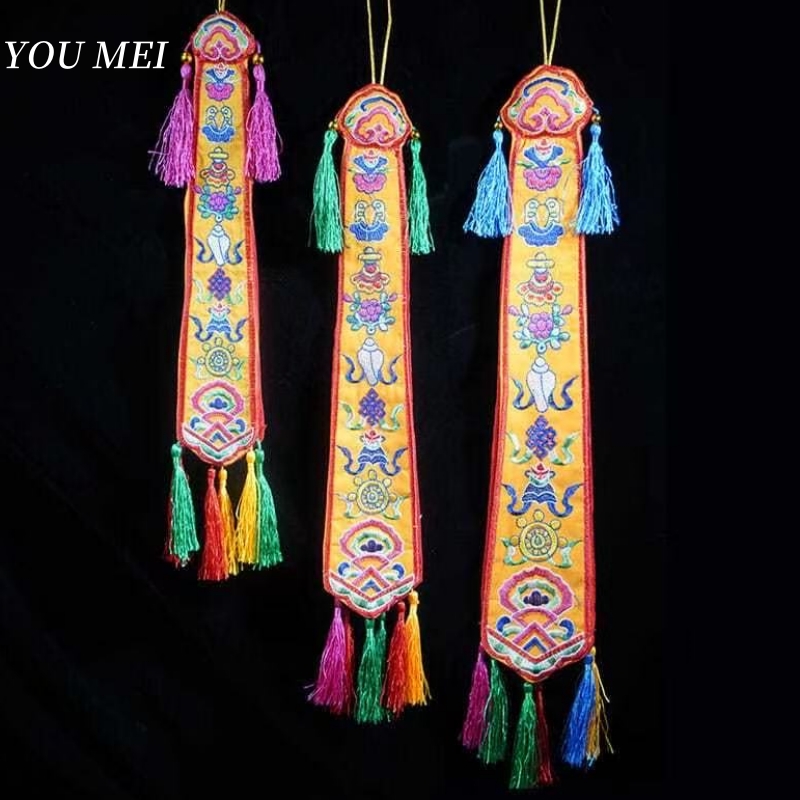 Nepal Handmade Eight Auspiciou - Embroidery Handicraft 评论和价格
