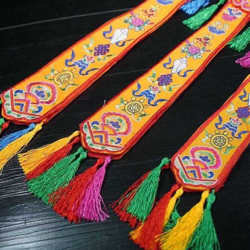 Nepal Handmade Eight Auspiciou - Embroidery Handicraft 评论和价格