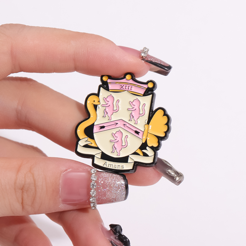 Romantic Song Lyrics Enamel Pi - Embroidery House 评论和价格