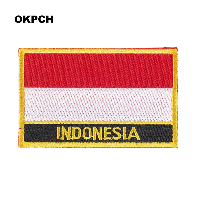 Indonesia Flag Embroidery Patc - Embroidery In Indonesia 评论和价格