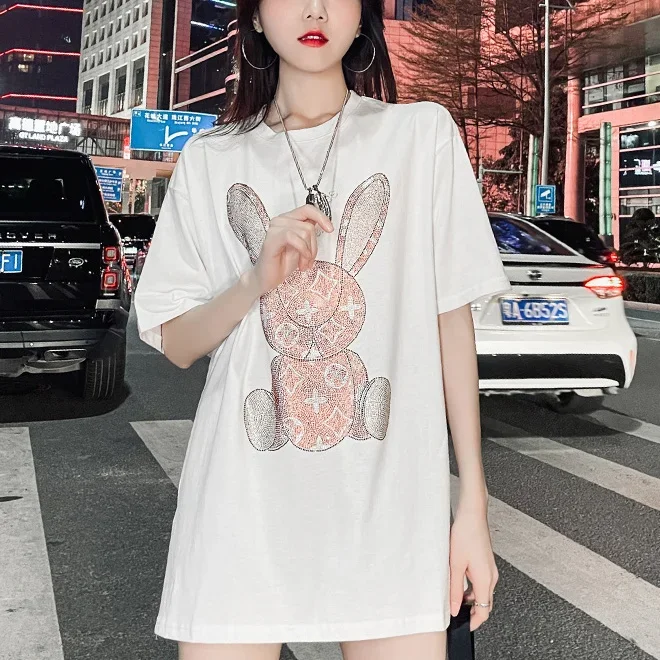 Women's Summer Casual T-Shirt: - Embroidery A 评论和价格