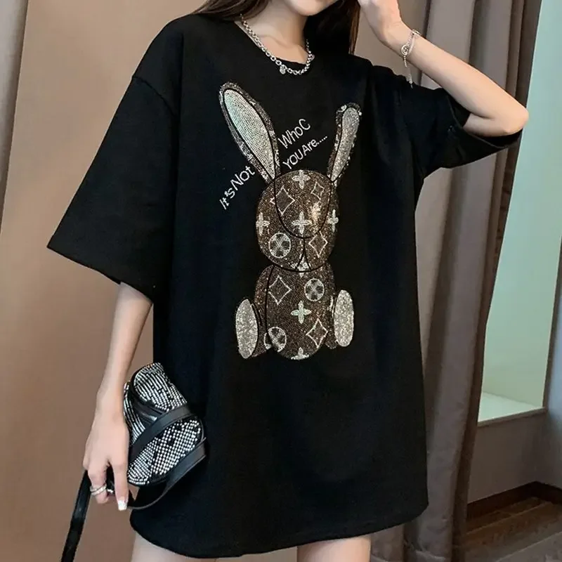 Women's Summer Casual T-Shirt: - Embroidery A 评论和价格