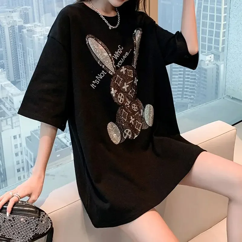Women's Summer Casual T-Shirt: - Embroidery A 评论和价格