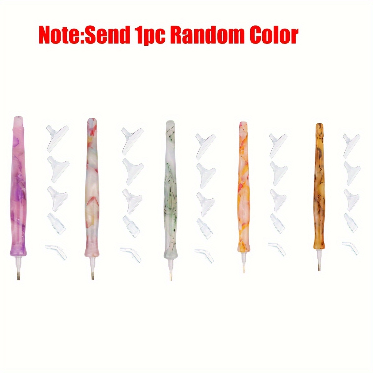 1pc Random Color Resin Retro D - Embroidery Service 评论和价格