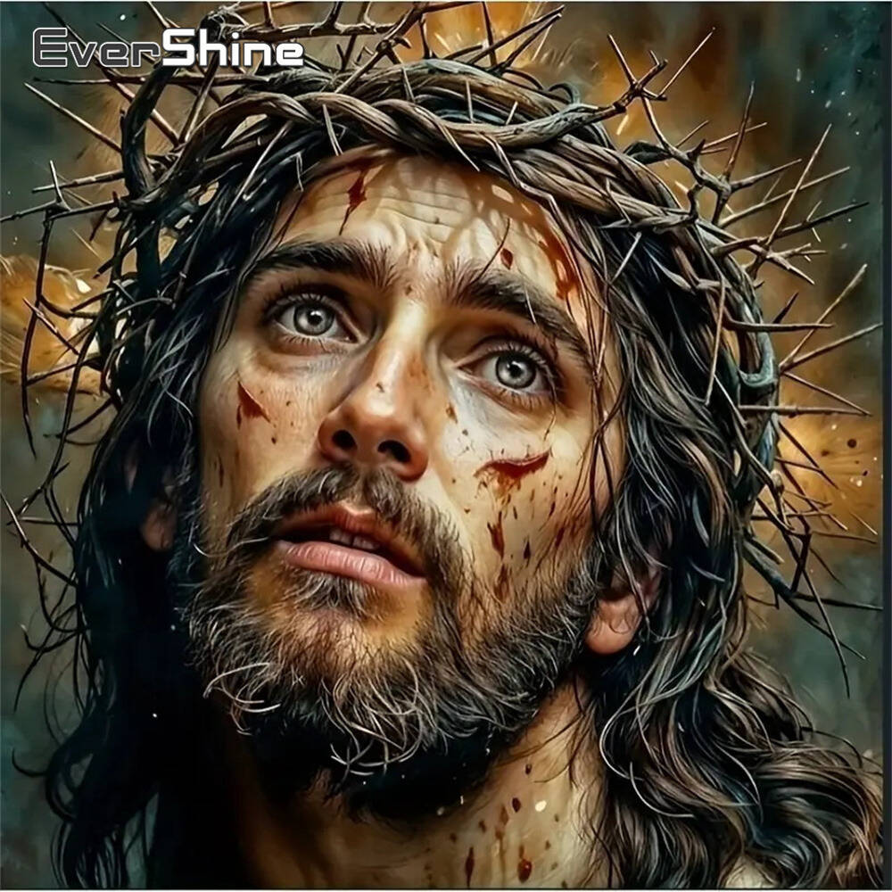 Evershine Jesus Diamond Embroi - Embroidery Jesus 评论和价格
