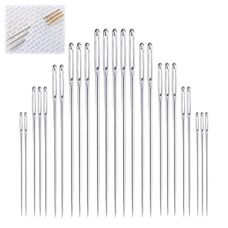 Large Eye Sewing Needles, Embr - Embroidery Free Pattern 评论和价格