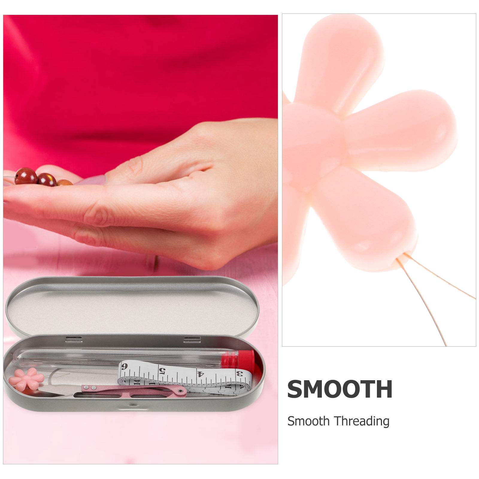 1Set Beading Needle Threader K - Embroidery Beads 评论和价格