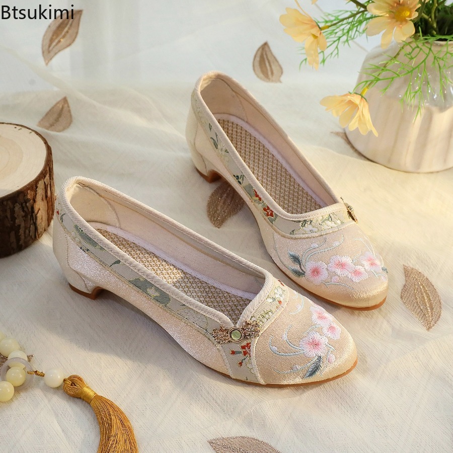 2026 New Women's Shoes Ethnic  - Embroidery Shoes 评论和价格