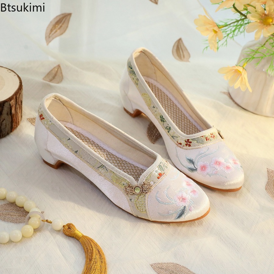 2026 New Women's Shoes Ethnic  - Embroidery Shoes 评论和价格