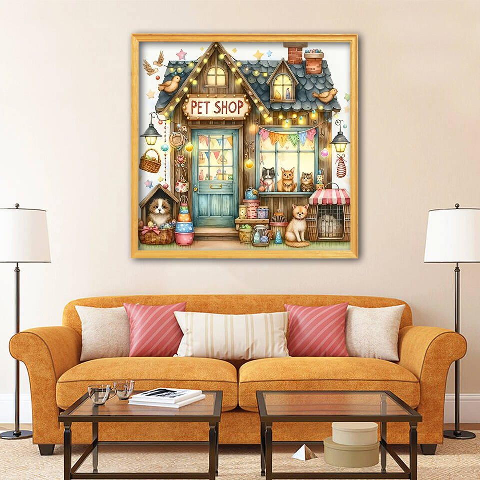 1pc frameless  5D Diamond Pain - Embroidery House 评论和价格