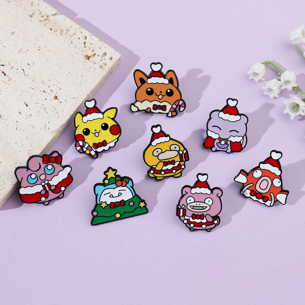 8 Pcs Christmas Slowpoke Brooc - Embroidery Garment 评论和价格