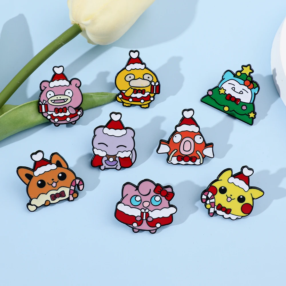 8 Pcs Christmas Slowpoke Brooc - Embroidery Garment 评论和价格