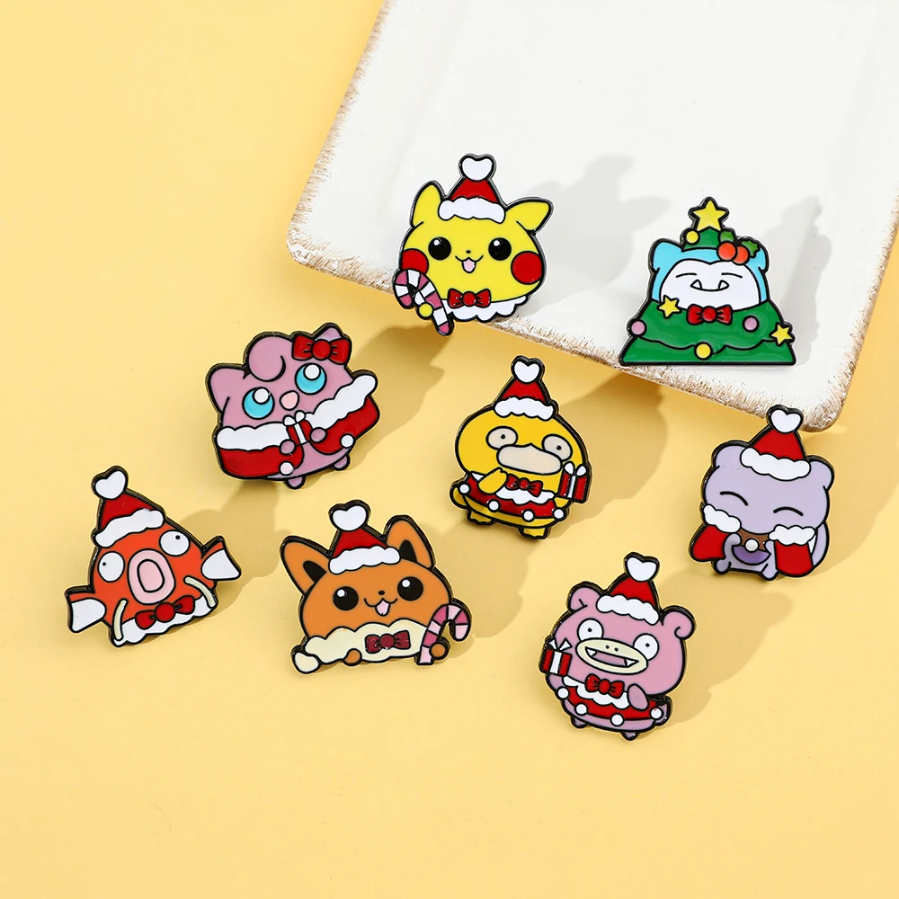 8 Pcs Christmas Slowpoke Brooc - Embroidery Garment 评论和价格