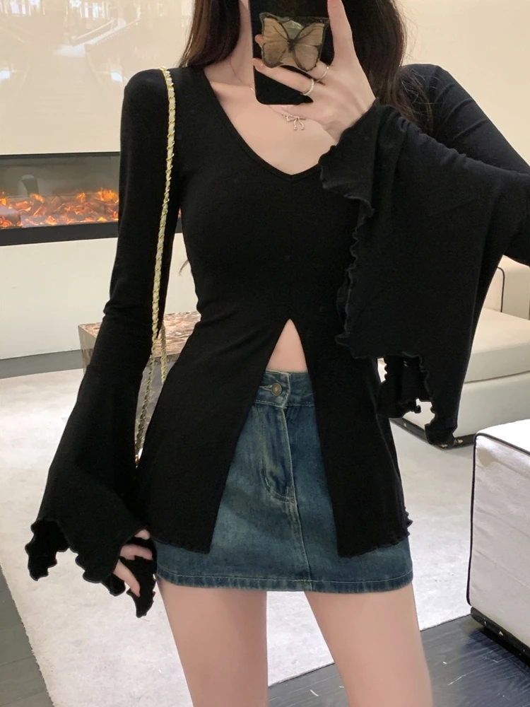 Vintage Y2K T-Shirt for Women, - Embroidery A 评论和价格