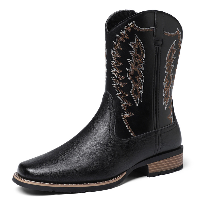 Luxury Men High Boot Embroider - Embroidery Stitch 评论和价格