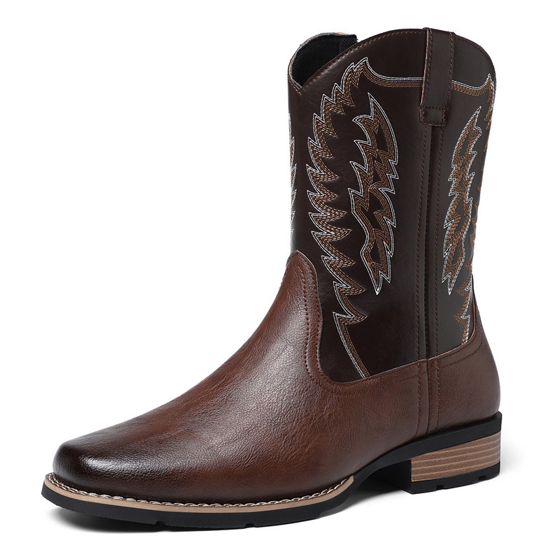 Luxury Men High Boot Embroider - Embroidery Stitch 评论和价格