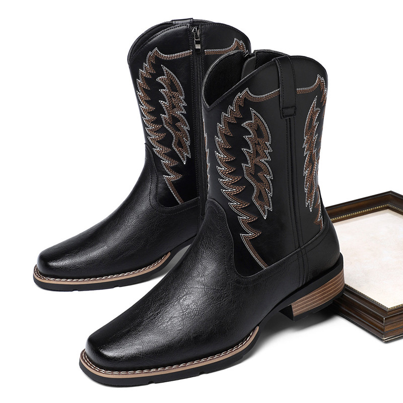 Luxury Men High Boot Embroider - Embroidery Stitch 评论和价格