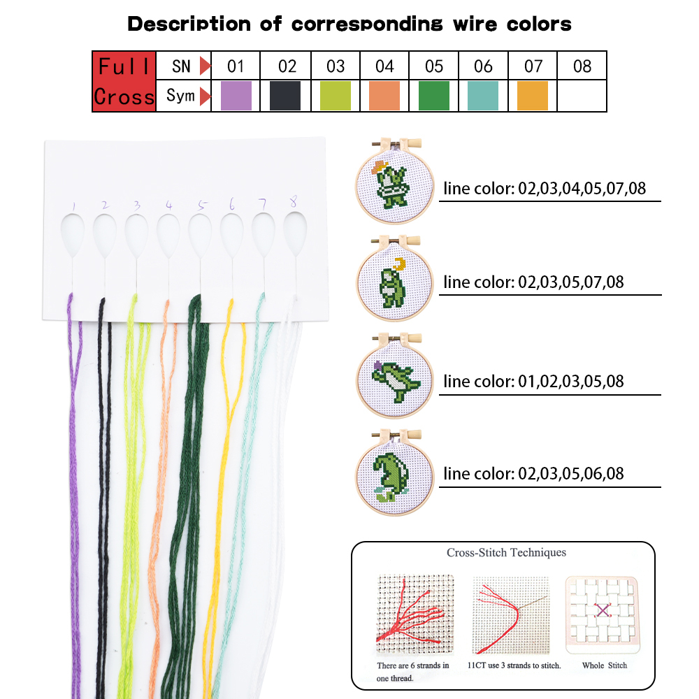 4pcs Embroidery Starter Kit DI - Embroidery A 评论和价格
