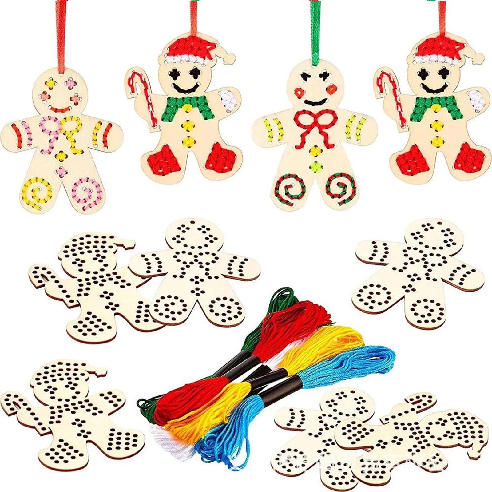 Cross Stitch Hanging Pendant E - Embroidery Xmas Kits 评论和价格