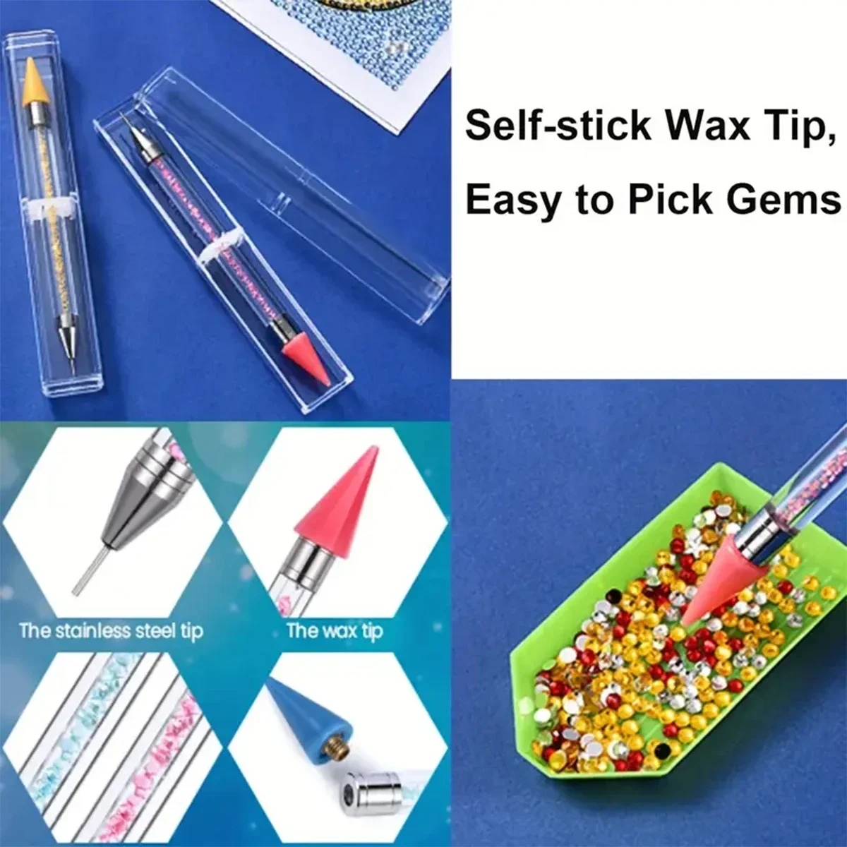 Waxless Diamond Painting Tool, - Embroidery Handicraft 评论和价格