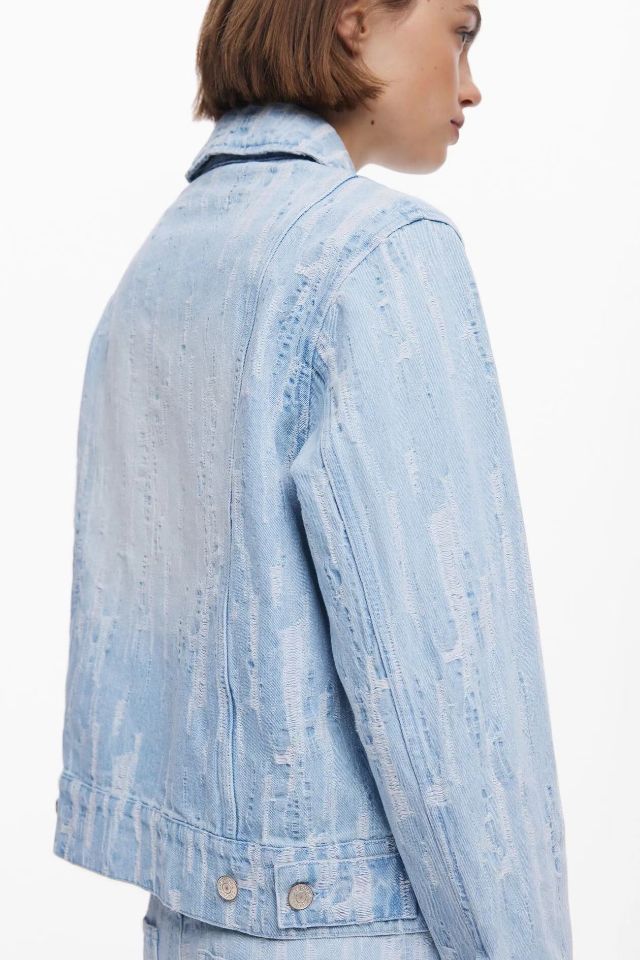 Foreign trade Spain new embroi - Embroidery Jacket Jeans 评论和价格
