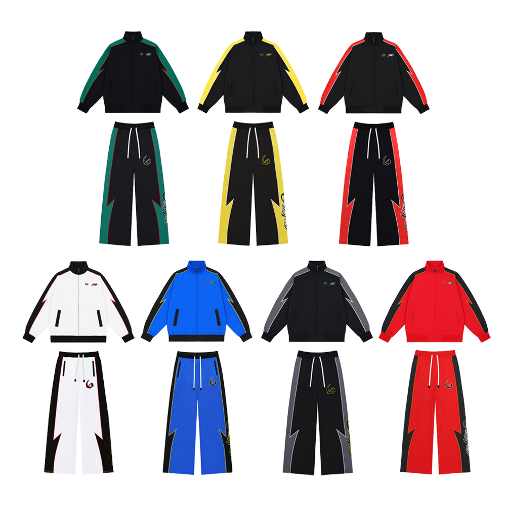 Y2k Streetwear Men's Sets Two  - Embroidery Set 评论和价格