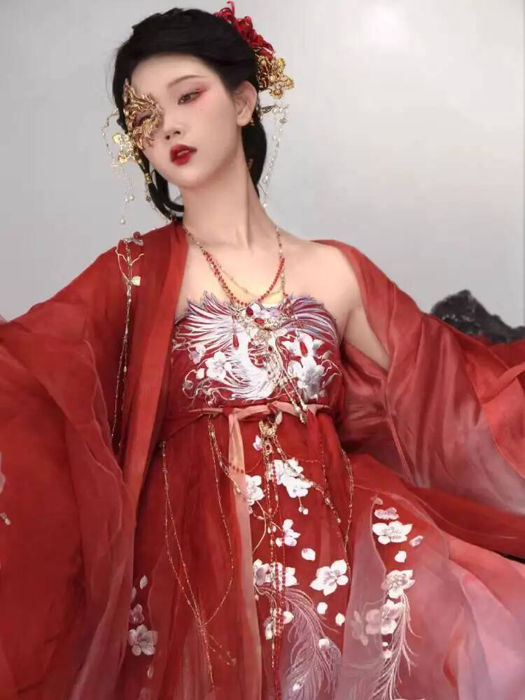 Women In Hanfu Heavy Embroider - Embroidery Set 评论和价格