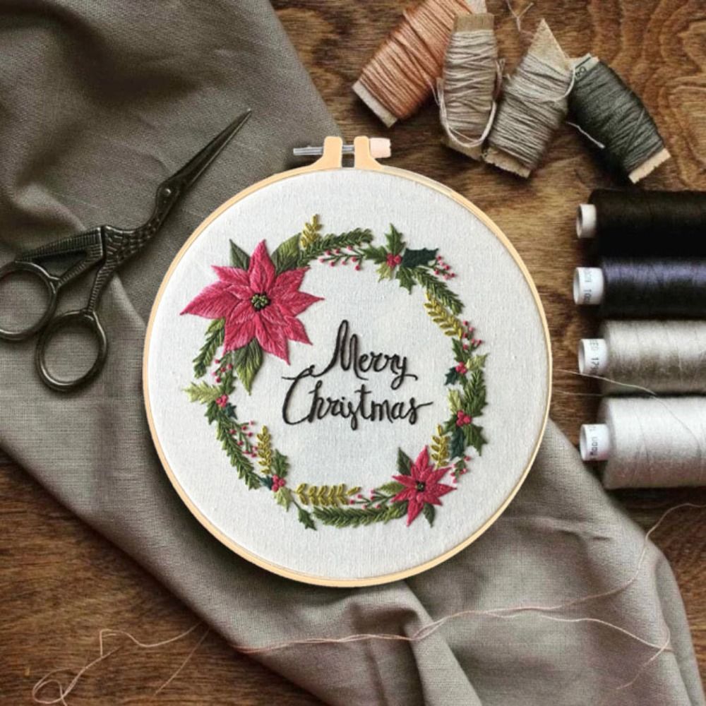 Xmas Gifts DIY Christmas Embro - Embroidery Xmas Kits 评论和价格