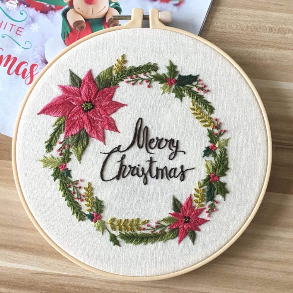 Xmas Gifts DIY Christmas Embro - Embroidery Xmas Kits 评论和价格